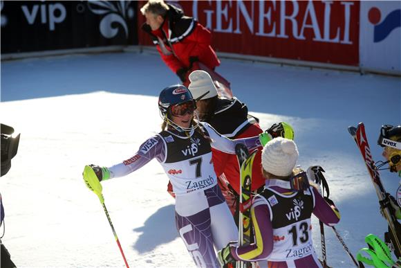 Mikaela Shiffrin pobjednica slaloma na zagrebačkom Sljemenu