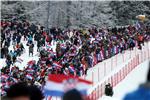 Atmosfera na utrci muškog slaloma Vip Snow Queen Trophy 2015