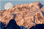 SWITZERLAND WEATHER MOON ALPS