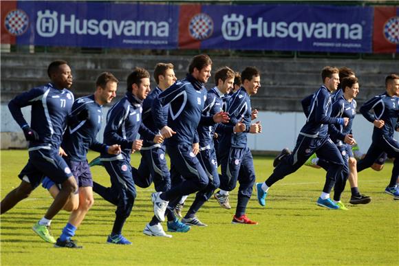 Prvi trening nogometaša Hajduka nakon zimske stanke