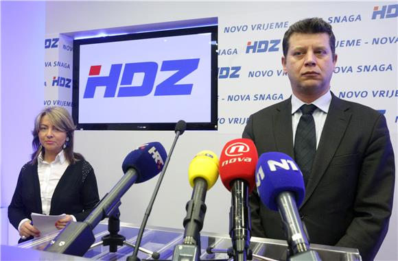 Tiskovna konferencija HDZ-a 9.1.2015