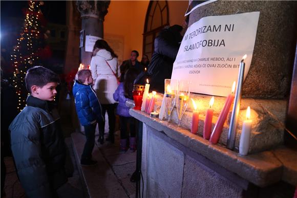 U Splitu održan skup podrške slobodi govora i borbi protiv terorizma