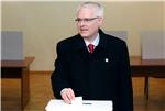 Predsjednički kandidat Ivo Josipović glasao u drugom krugu izbora za predsjednika Republike Hrvatske