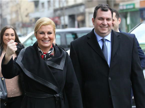 Kolinda Grabar Kitarović glasala na predsjedničkim izborima