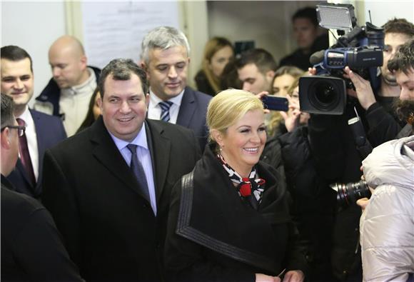 Kolinda Grabar Kitarović glasala na predsjedničkim izborima