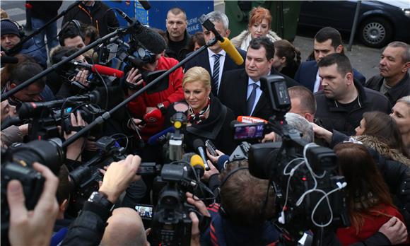 Kolinda Grabar Kitarović glasala na predsjedničkim izborima