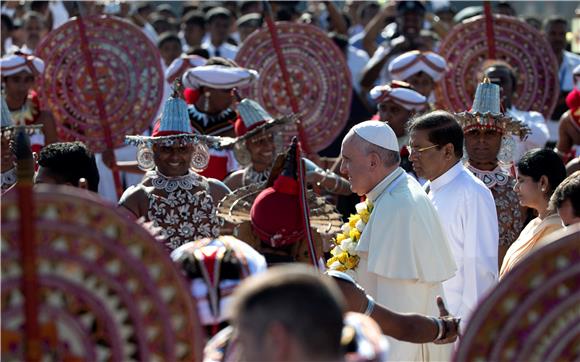 SRI LANKA POPE FRANCIS VISIT