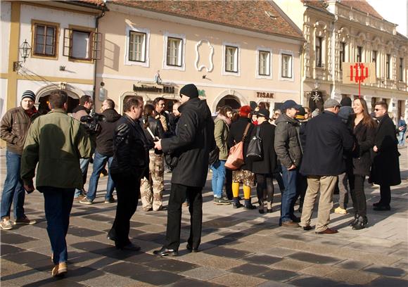 Prosvjed varaždinskih novinara protiv otkaza i sve težeg položaja