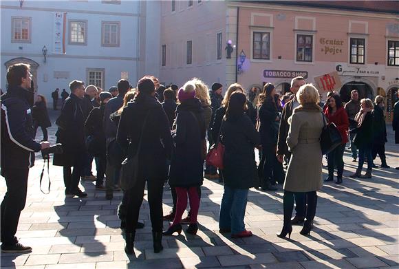 Prosvjed varaždinskih novinara protiv otkaza i sve težeg položaja