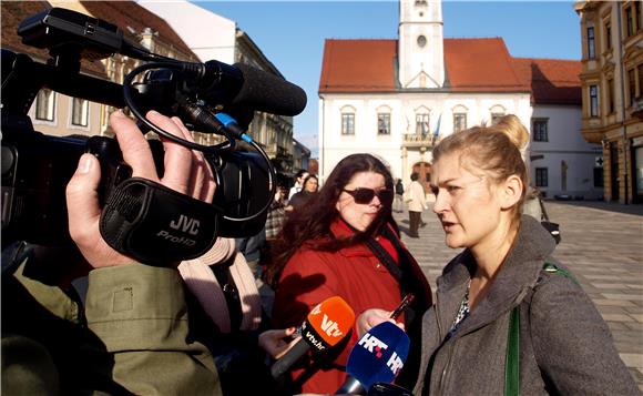 Prosvjed varaždinskih novinara protiv otkaza i sve težeg položaja