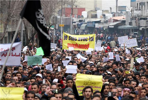 JORDAN PROTEST CHARLIE HEBDO 