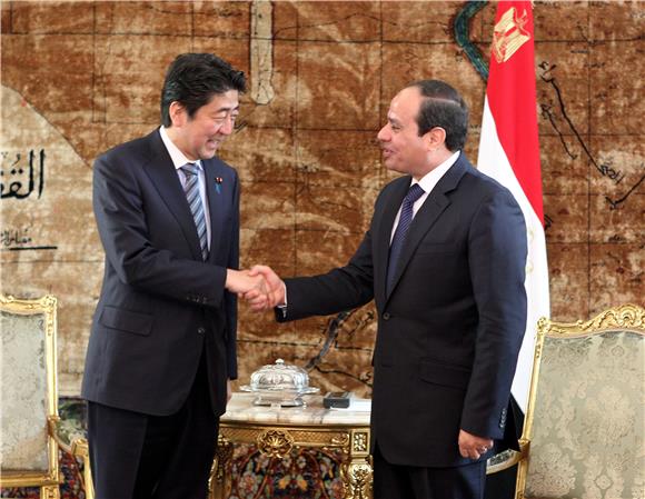 EGYPT JAPAN ABE DIPLOMACY