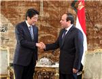 EGYPT JAPAN ABE DIPLOMACY