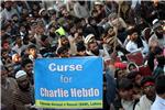 PAKISTAN PROTEST CHARLIE HEBDO