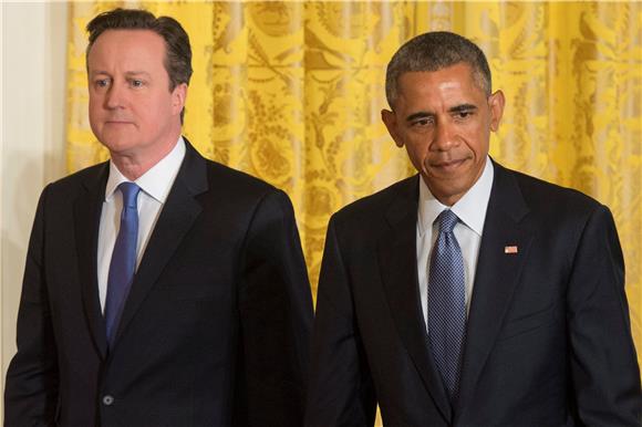 USA UK CAMERON OBAMA 