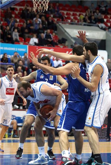 Utakmica 18. kola ABA lige: Cibona - Budućnost