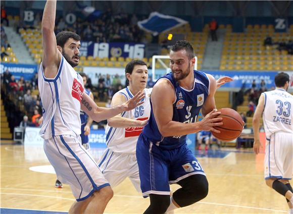 Utakmica 18. kola ABA lige: Cibona - Budućnost