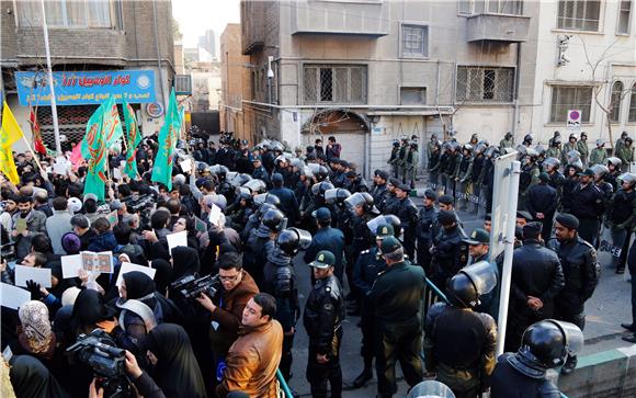 IRAN PROTEST CHARLIE HEBDO