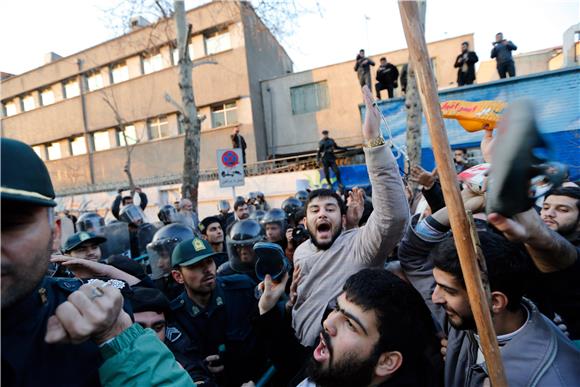 IRAN PROTEST CHARLIE HEBDO