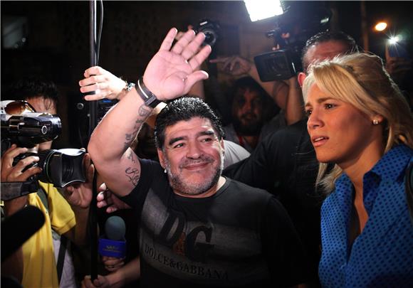 CUBA SOCCER MARADONA TV