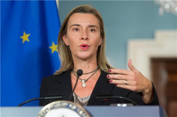 USA EU DIPLOMACY KERRY MOGHERINI