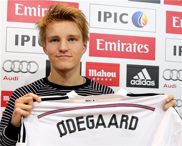 SPAIN SOCCER REAL MADRID ODEGAARD