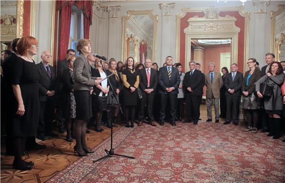 Tradicionalni novogodišnji prijem za članove Diplomatskog zbora u palači Dverce