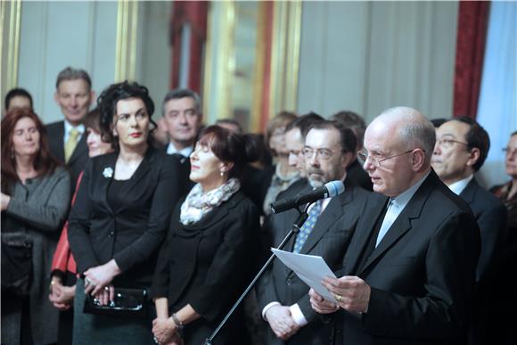 Tradicionalni novogodišnji prijem za članove Diplomatskog zbora u palači Dverce