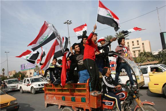 IRAQ SOCCER CELEBRATIONS