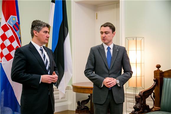 ESTONIA CROATIA DIPLOMACY