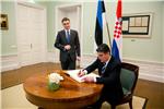 ESTONIA CROATIA DIPLOMACY