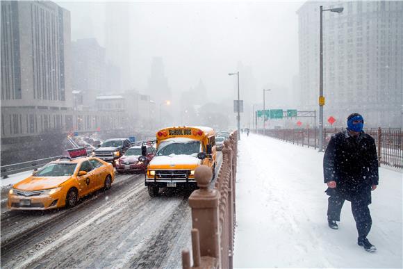 USA NEW YORK WINTER STORM