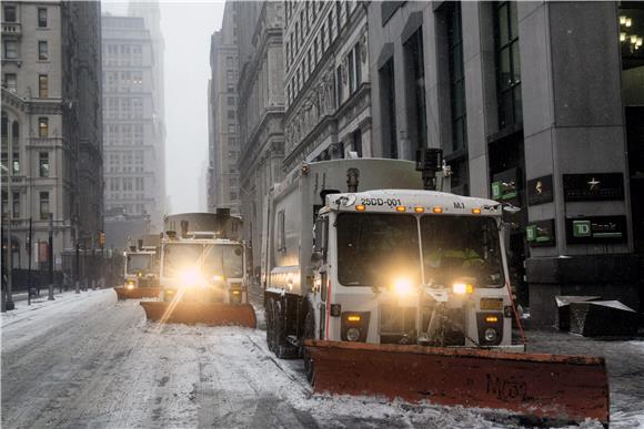 USA NEW YORK WINTER STORM