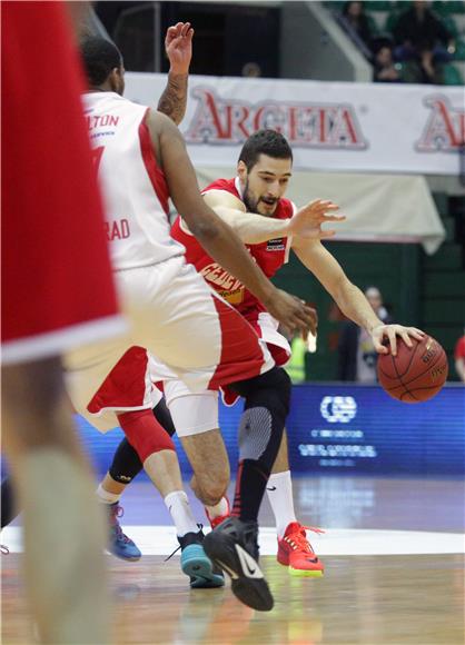 Eurokup: Cedevita - Krasnij Oktjabr 11.2.2015