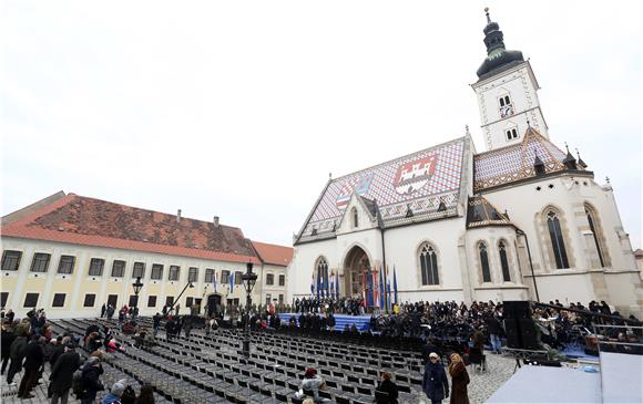 INAUGURACIJA Na Markovom trgu održana generalna proba 