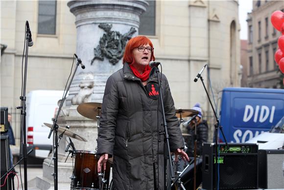 "One Billion Rising against Violence against Women" campaign held in Croatia