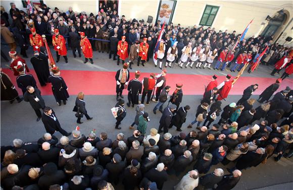 Zagreb's St. Mark's square ready for presidential inauguration