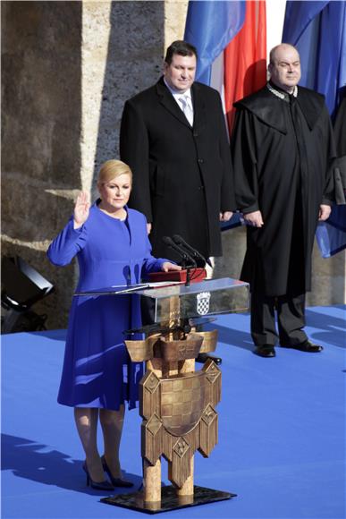 Kolinda Grabar Kitarovic sworn in as fourth president of Croatia