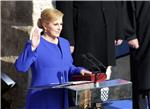 Kolinda Grabar Kitarovic sworn in as fourth president of Croatia