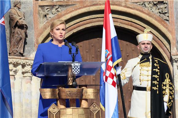 INAUGURACIJA Predsjednica Grabar-Kitarović u poslanici pozvala na zajedništvo