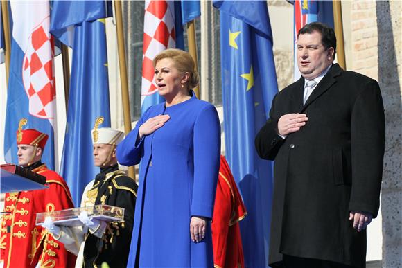 Croatian presidential inauguration ceremony