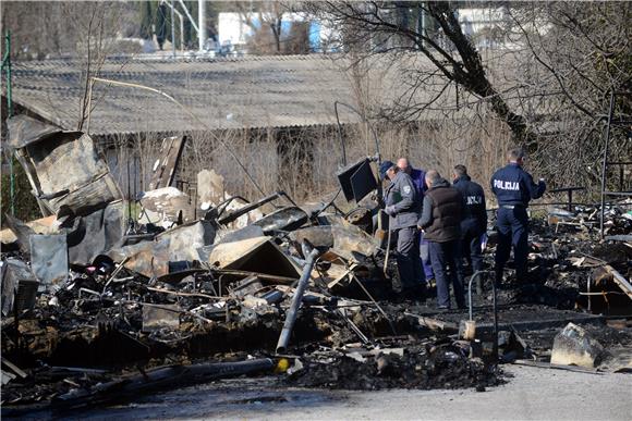 Split: u požaru izgorjela baraka - poslovni prostor 