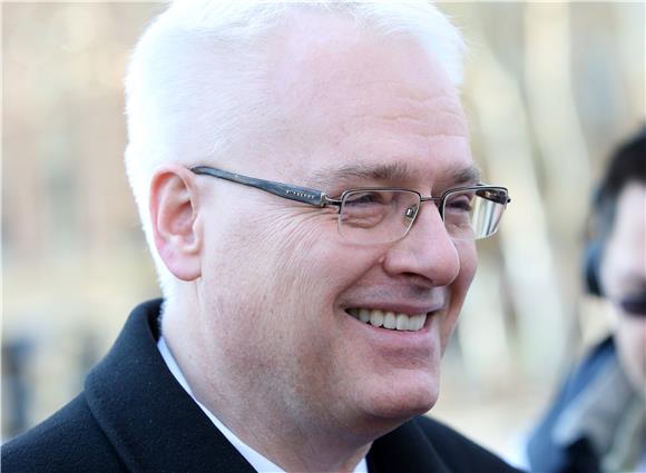 Posljednjeg dana mandata predsjednik Ivo Josipović dao je izjavu za medije