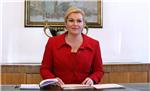 President Grabar-Kitarovic begins her first day in office