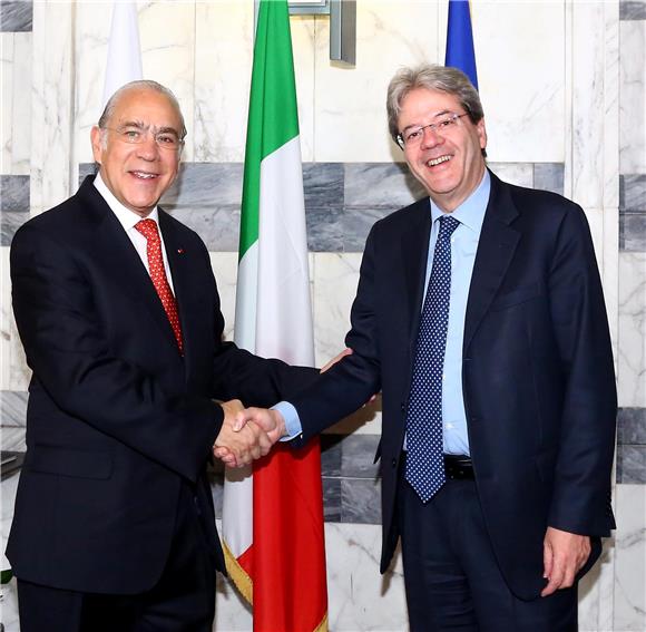 ITALY OECD MEETING JOSE ANGEL GURRIA