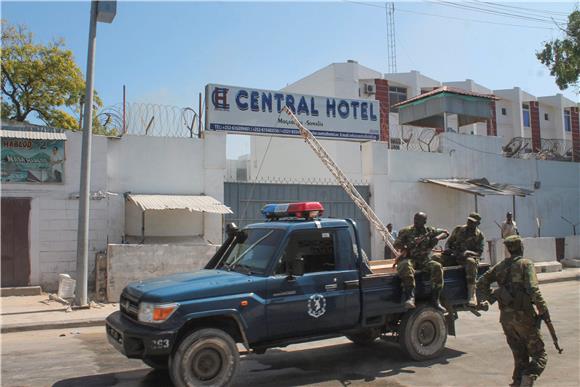 SOMALIA CONFLICT HOTEL EXPLOSION