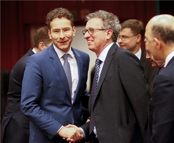 BELGIUM EU GREECE EUROGRUOP FINANCE MINISTERS MEETING 