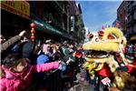 USA NEW YORK CHINESE LUNAR NEW YEAR PARADE