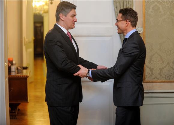 Jyrki Katainen sastao se s premijerom Zoranom Milanovićem