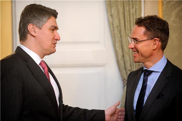 Jyrki Katainen sastao se s premijerom Zoranom Milanovićem